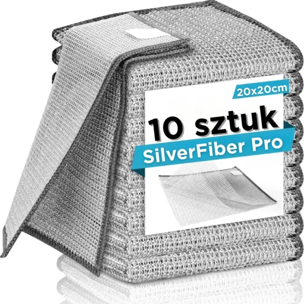 Ściereczki SilverFiber™ Pro - skuteczność bez zarysowań